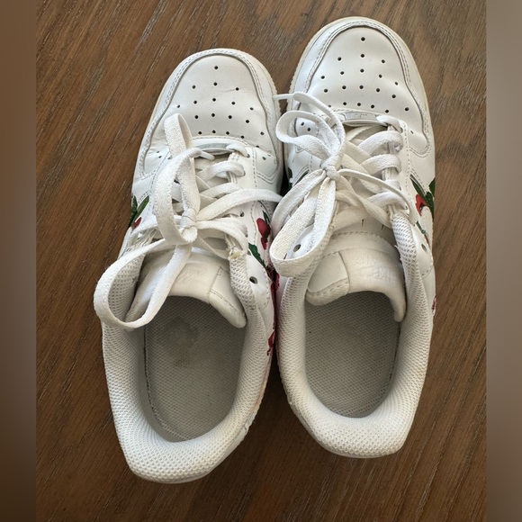 Nike Air Force Ones about 5 years old. Hand drawn. Size 6.5 - Picture 2 of 8
